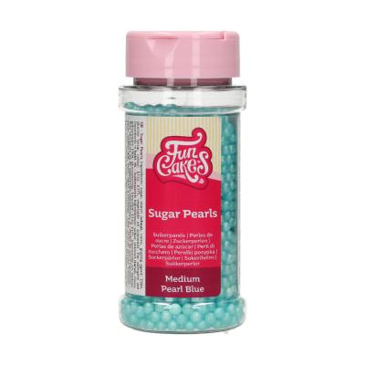 Perles en sucre bleu Funcakes 80 g